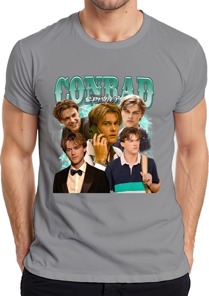 The Summer I Turned Pretty Conrad Fisher 90er Bootleg Style Herren T-Shirt, Grau, 3XL