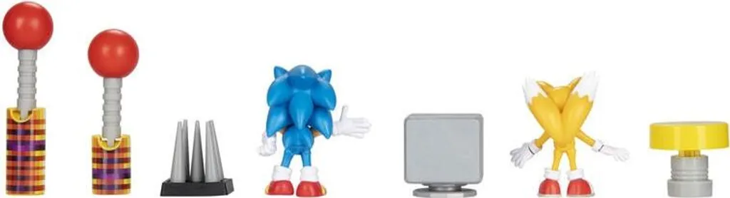 Diorama Sonic Hérisson figurines de collection et accessoires interchangeables - 4