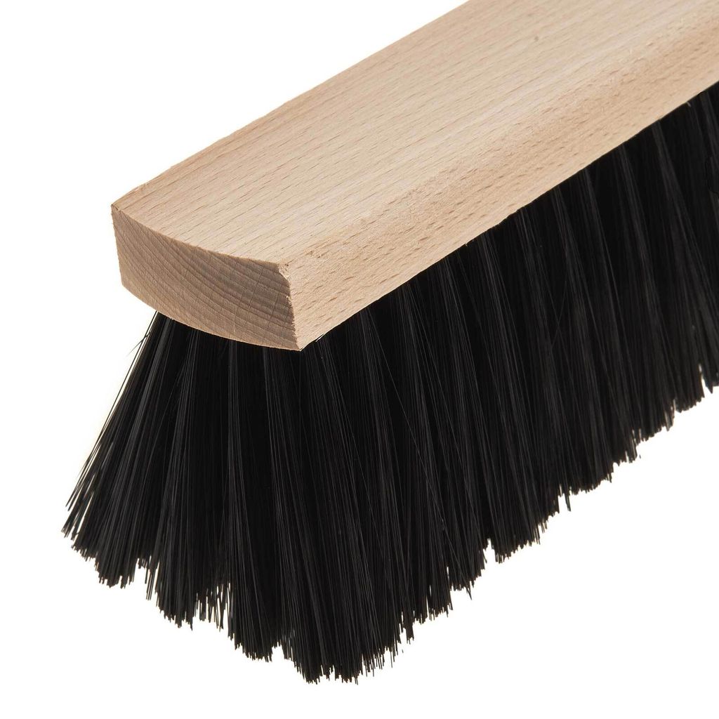 SIDCO Handfeger langer Stiel Handbesen Holz Haarbesen weich Produktbild 6