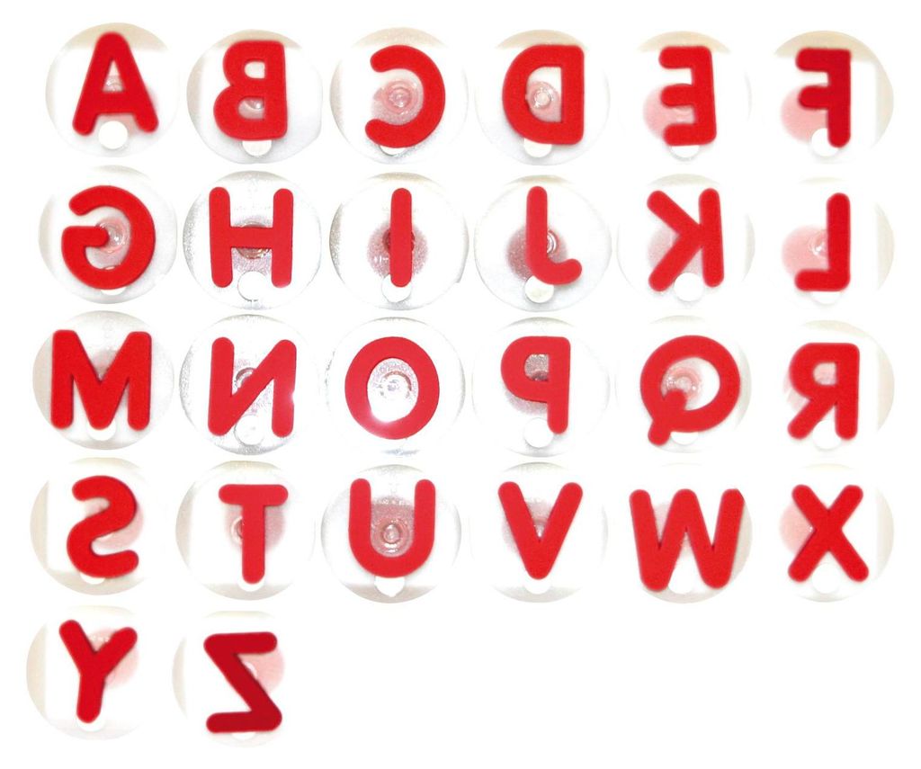 EDUPLAY 220-004 Riesenstempel Großbuchstaben, rot, Produktbild 