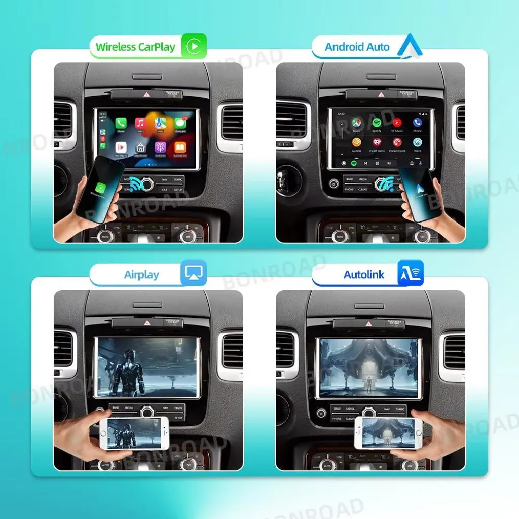 Interface sans fil Android Auto pour Touareg RNS850 - 2