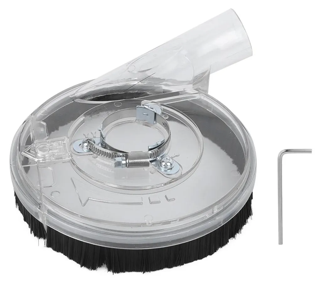 Carter anti-poussière transparent pour meuleuse, fini les travaux sales