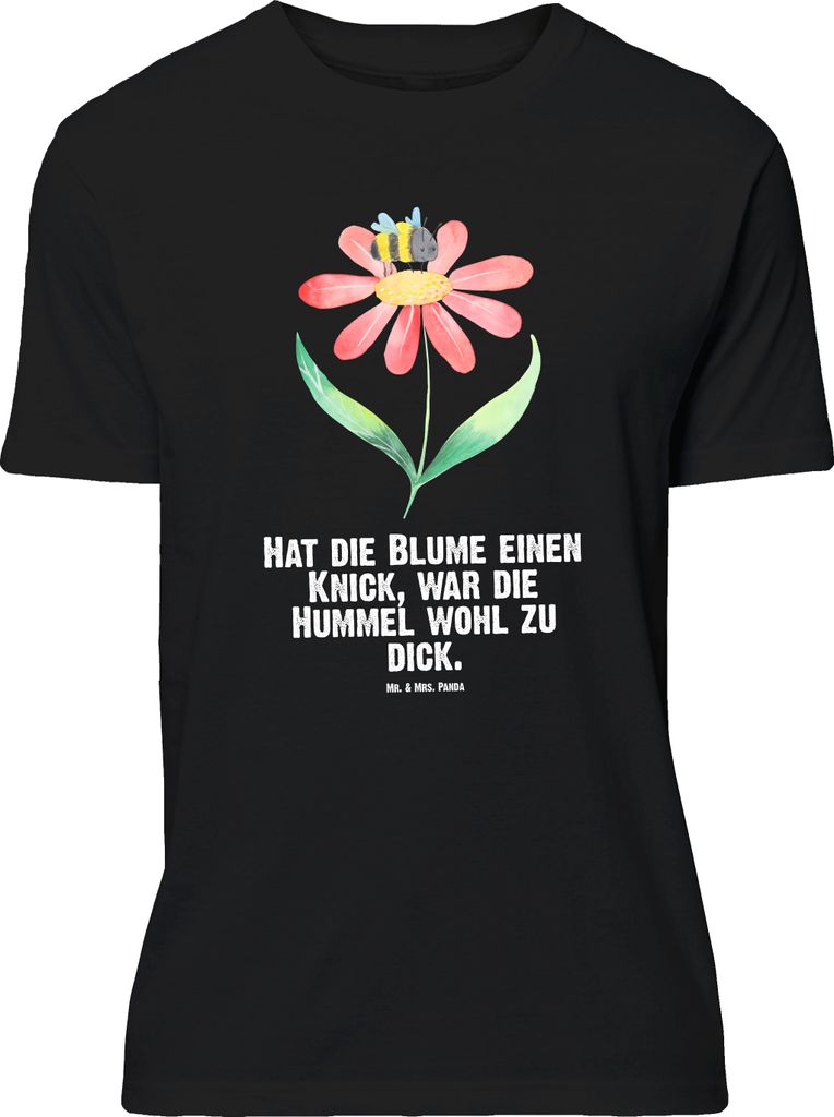 Mr. & Mrs. Panda S T-Shirt Hummel Blume - Schwarz - Geschenk, Tshirt, Biene, Wespe, Lustige Sprüche, Lustiges, Jersey-Shirt, Hummeln, Shirt, Natur...