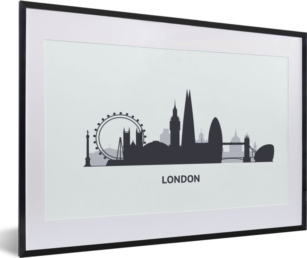 MuchoWow® MuchoWow® Gerahmtes Poster London - Skyline - Produktbild 