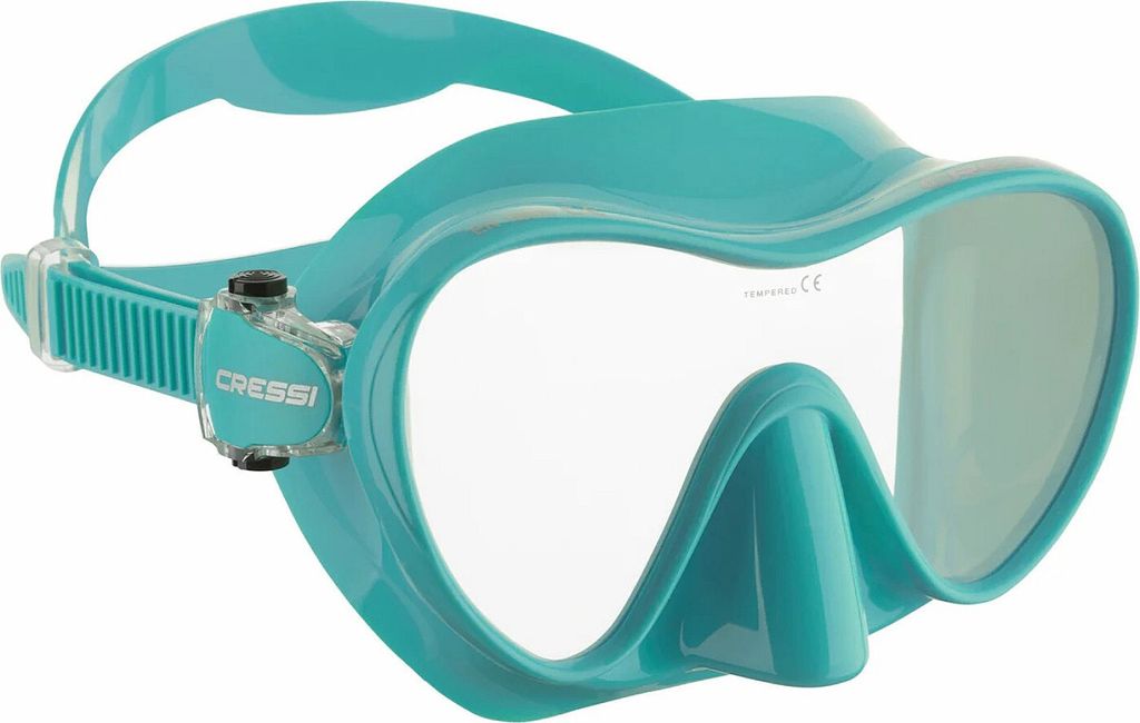 Cressi ZDN281025, Unisex, Universalgröße, Türkis, Silikon, Transparent, Türkis