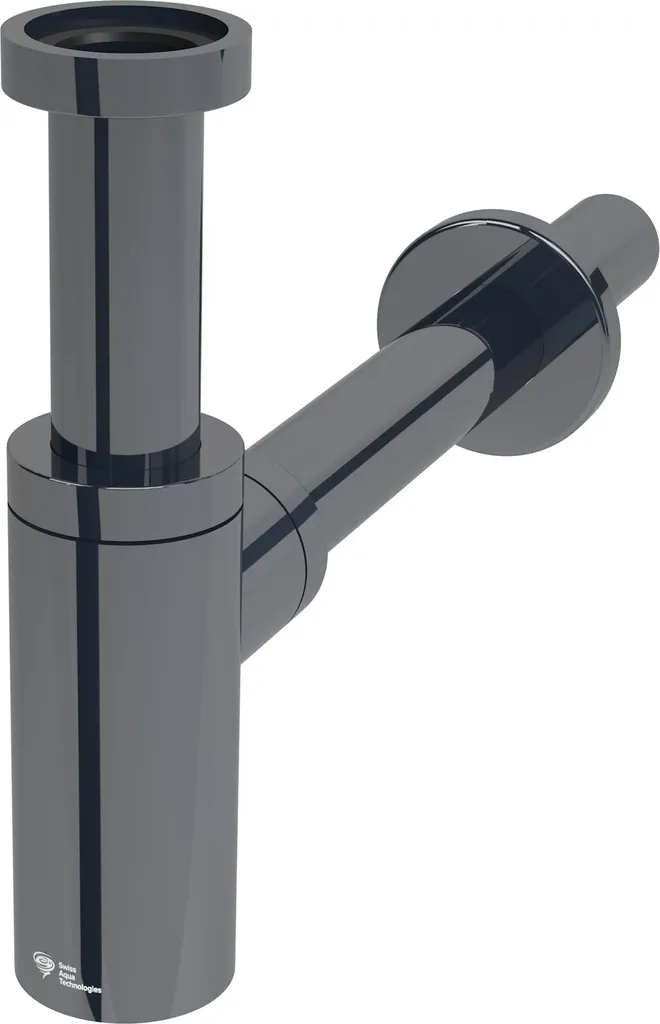 Sifone per lavabo SAT Dark 5/4 DN32 PVD Gun metal SATAUSDA - SATAUSDA