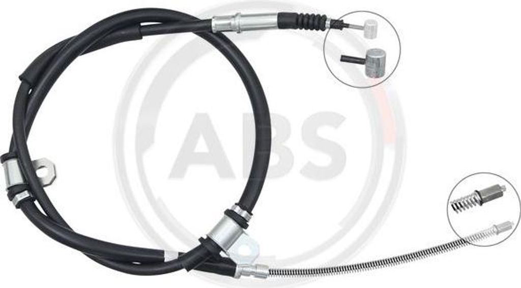 A.B.S. K19227 Seilzug, Handbremse OE 597603A000 kompatibel mit Trajet, Highway