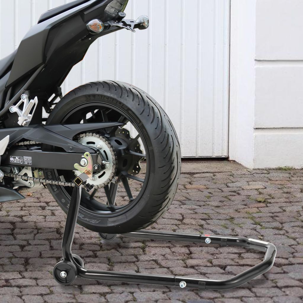 Motorrad Montagestander Hinten