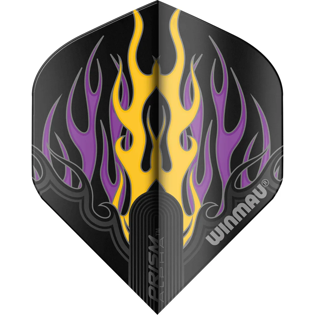 Fléchettes Winmau Foxfire 80% Tungstène 22g avec Grip Annulaire de Qualité - 3