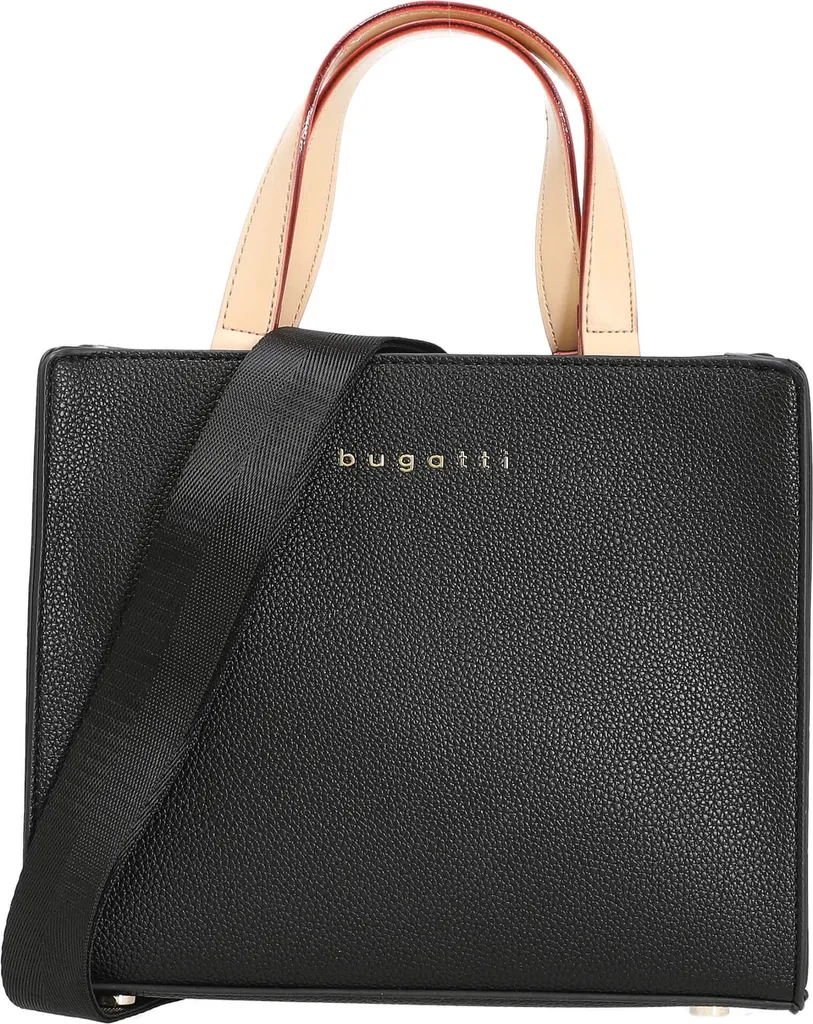 bugatti Borsa Ella Mini Black - Mini Shopper Donna Tracolla Nero - 5