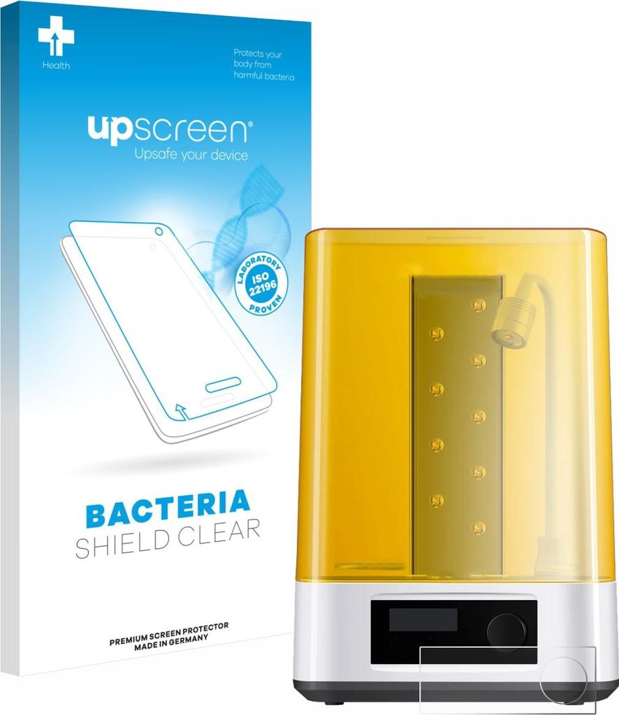 upscreen Schutzfolie für Anycubic Wash & Cure 3 Displayschutz Displayschutzfolie Folie Klar antibakteriell