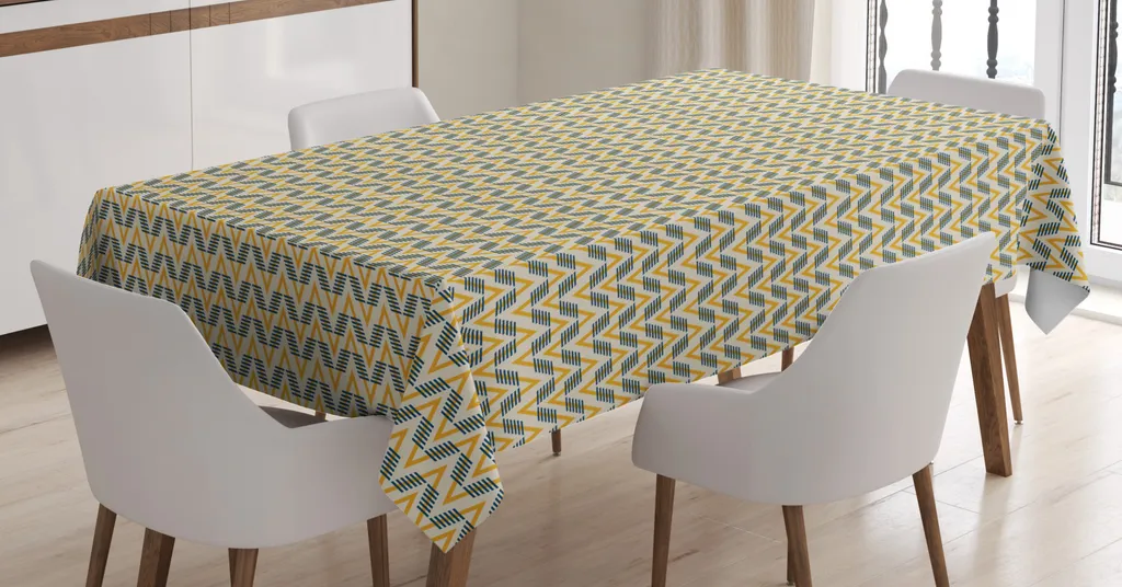 ABAKUHAUS Favo Tovaglia, Abstract Pattern Geometria, Rettangolare per