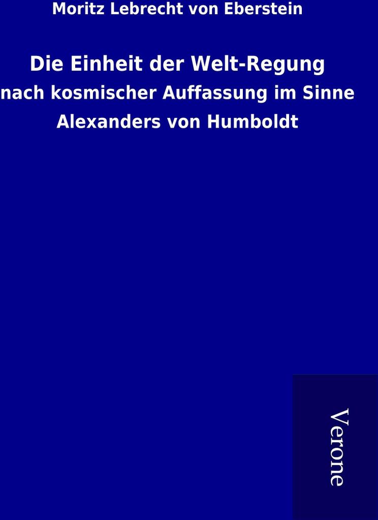 Die Einheit der Welt-Regung
