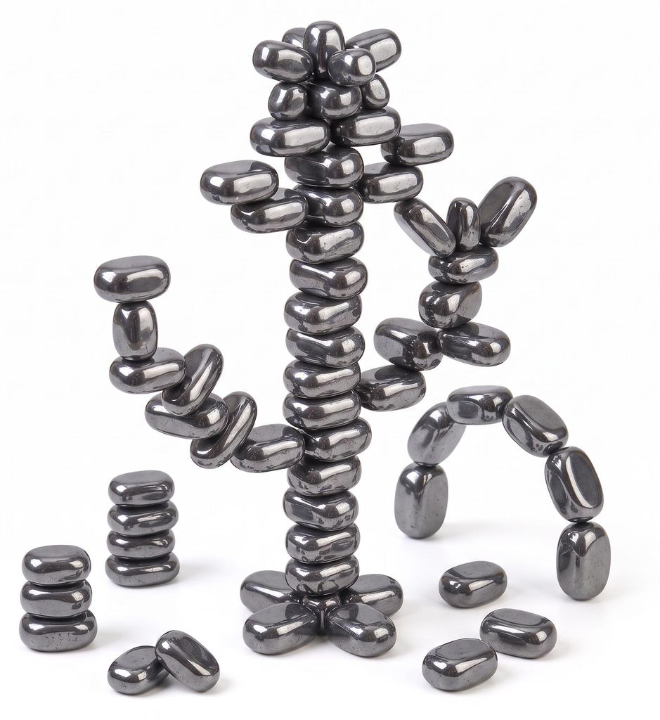 Magneetstenen spel 60 stuks – magnetisch strategiespel Productafbeelding  AI-gegenereerde afbeelding
