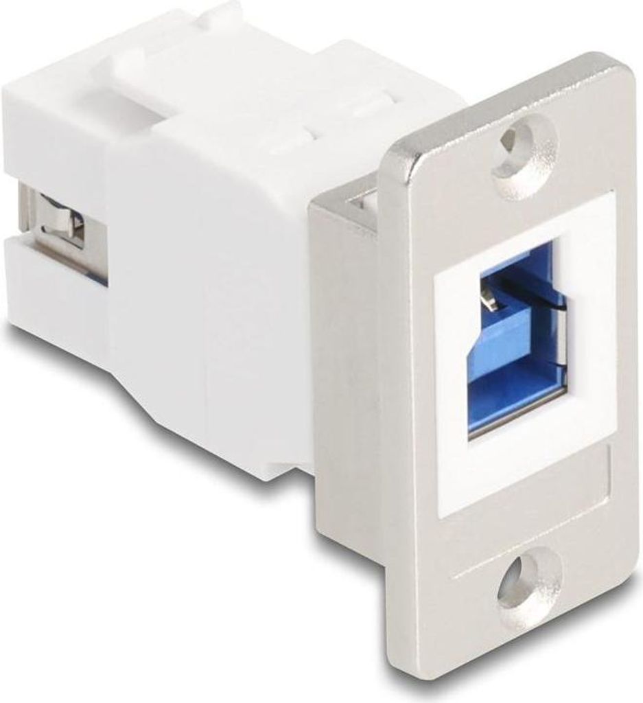 Delock Panel Mount USB 5 Gbps Typ-B Buchse zu USB Typ-A Buchse konisch
