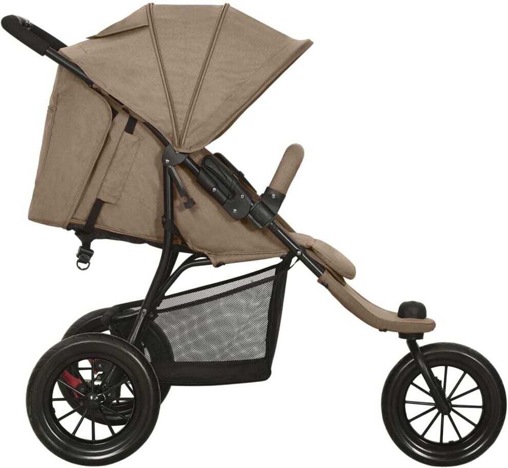 The Living Store Kočárek Taupe Steel Obrázek produktu 4