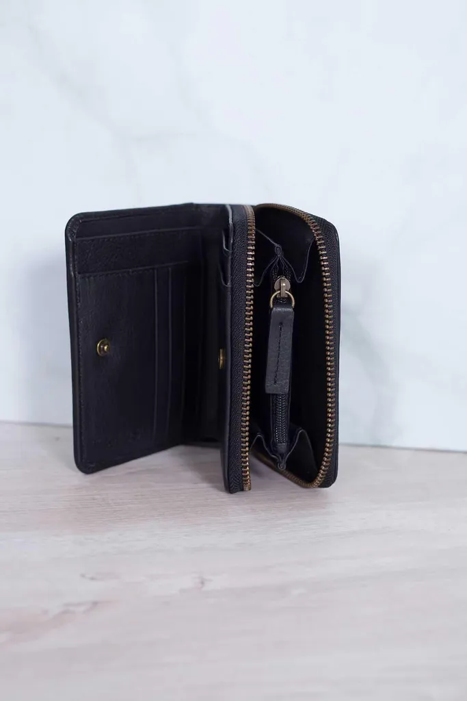 Portefeuille zippé femme noir Timberland - Compagnon tout-en-un chic