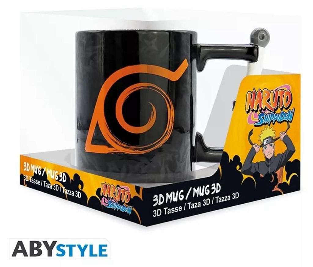 Keramický hrnček Naruto Shippuden 3D - Kunai Konoha 460 ml Obrázok produktu 
