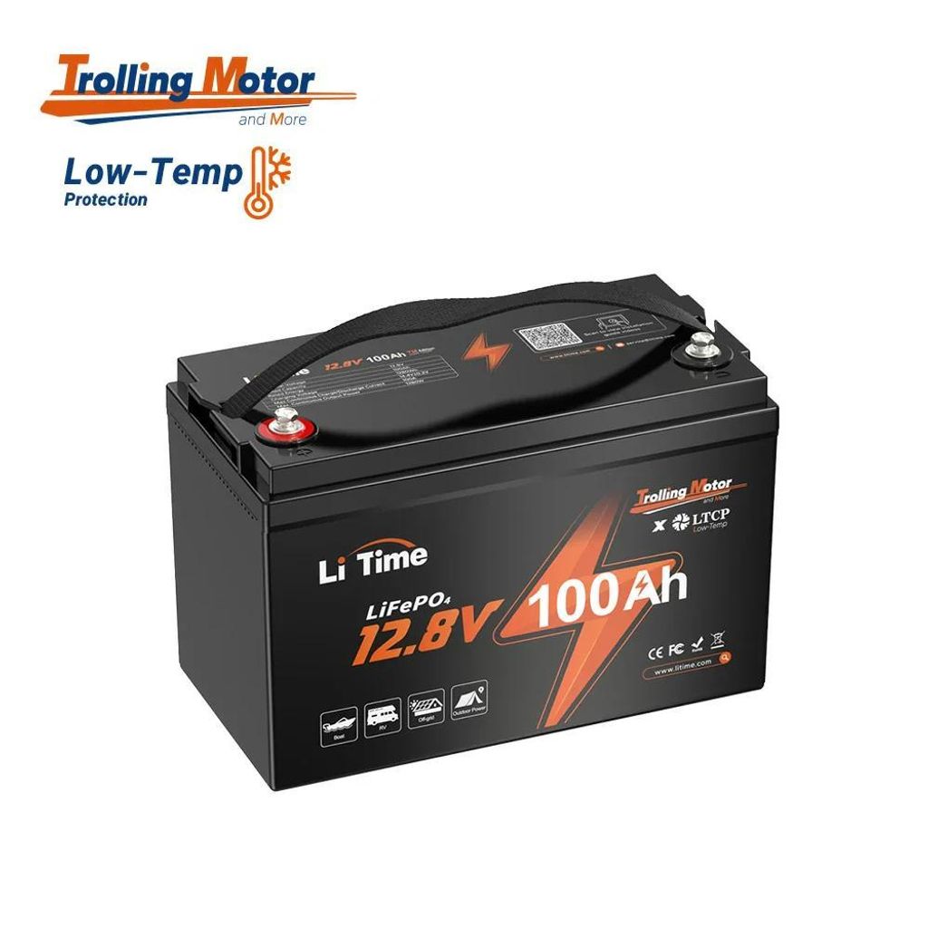 12V 100Ah TM LiFePO4 Batterie für Boot Trolling Motor Produktbild 