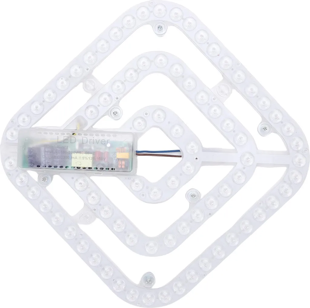 Plafoniera LED 40W di Ricambio per Ventilatore Quadrato 3 Tonalità