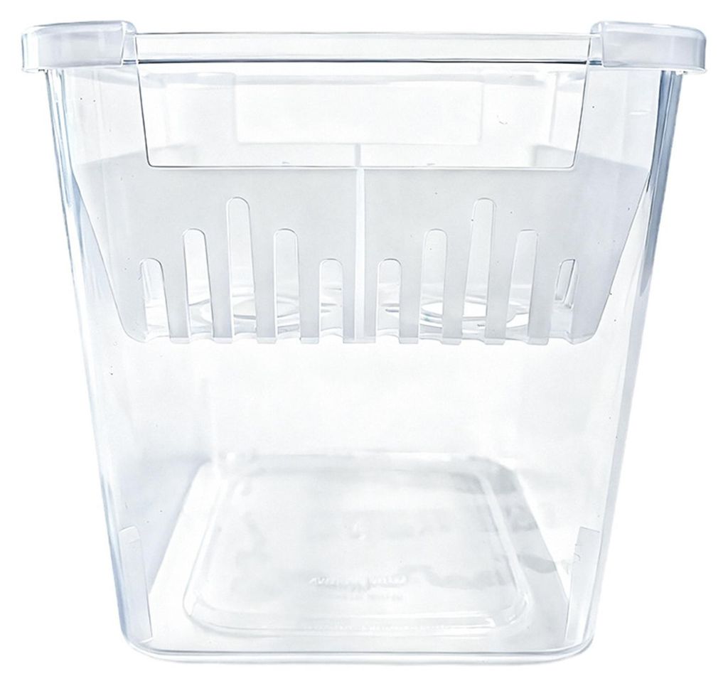 Tulpenzwiebel-Pflanzgefäß, 4-zelliger Hydroponik-Blumentopf mit Wasserreservoir, transparenter Pflanztopf mit innerem Abfluss für die Zimmerpfla...