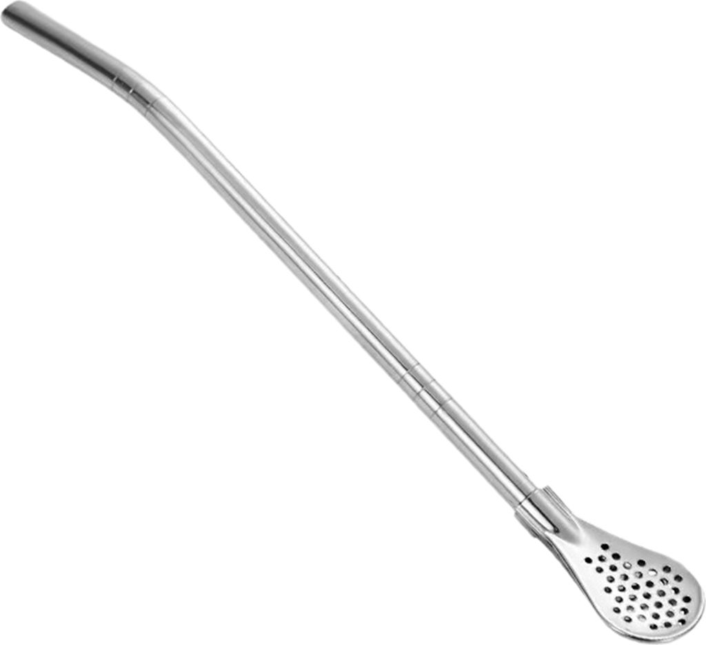 Strohhalmlöffel, 3-in-1-Strohhalmlöffel aus Edelstahl mit Filter, abnehmbarer Kopf, hitzebeständig, lebensmittelecht, wiederverwendbar, umweltfr...