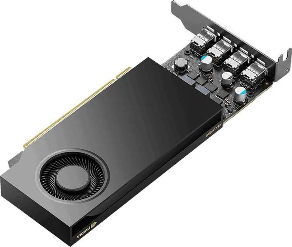 Carte graphique RTX A1000 pour affichage multi-écrans 4K - 4