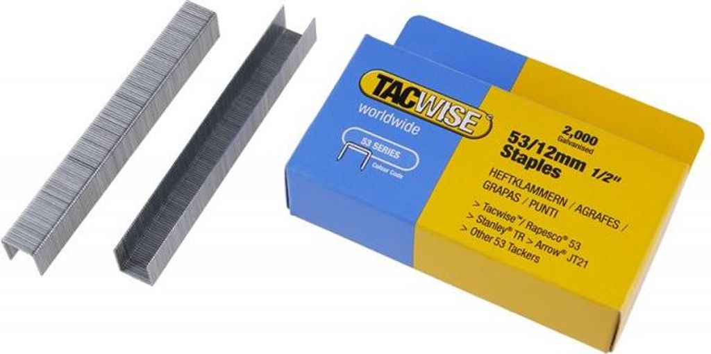 TACWISE 337 TACWISE sponky 53/12 mm, pozinkované, 2 000 Obrázek produktu 