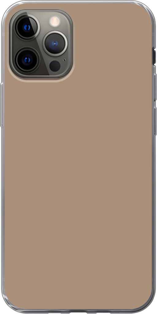 MuchoWow Handyhülle Schutzhülle Hülle für Telefoonhoesje iPhone 13 Pro Bäckereibraun - Interieur - Erdfarben Silikon Softcase Handy Hülle -...