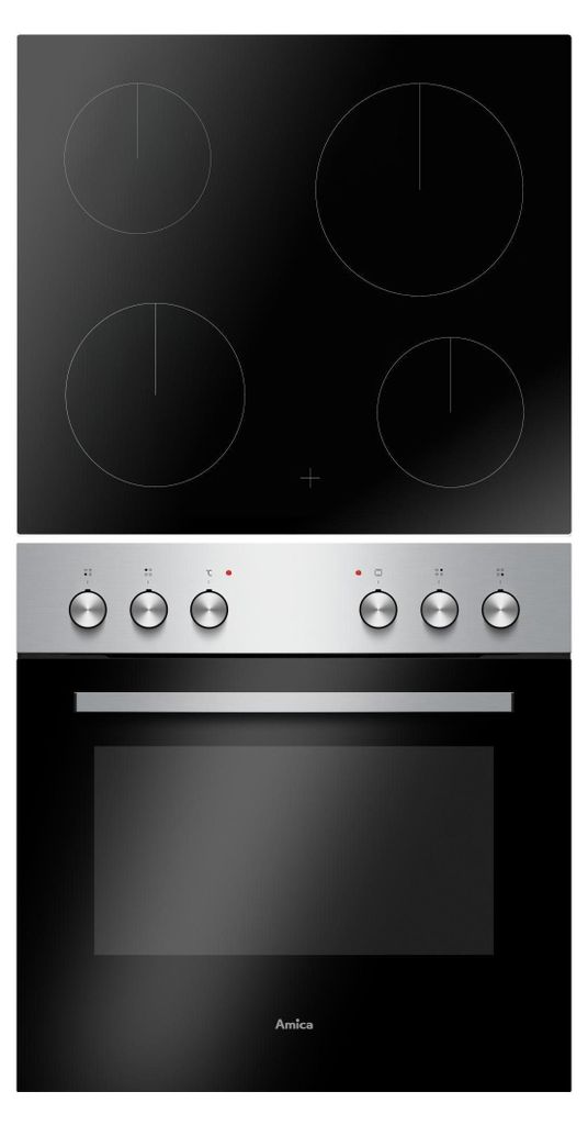 Amica - EHC 933 041 E - Einbau-Herdset - Edelstahl Produktbild 