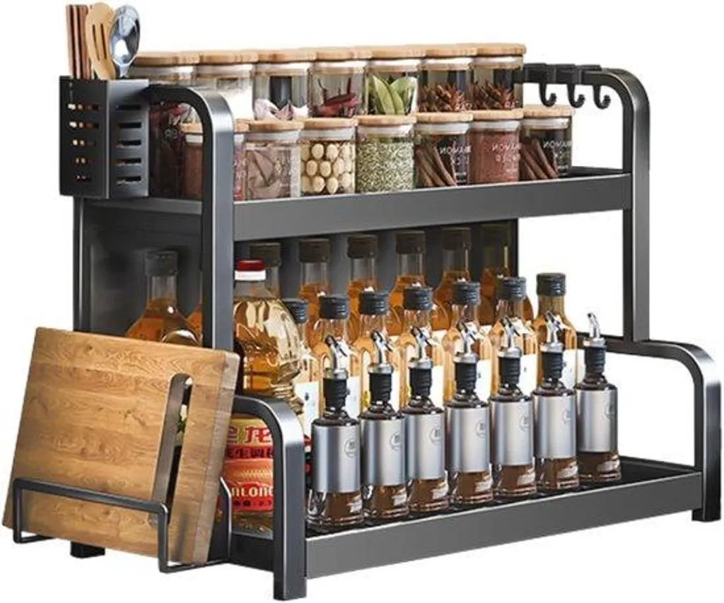 Étagère de rangement 2 niveaux : fini le désordre dans votre cuisine