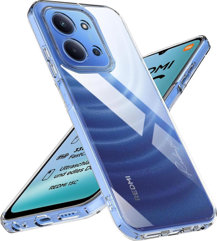 Schutzhülle für Xiaomi Redmi 15C Hülle Transparent Slim Produktbild 