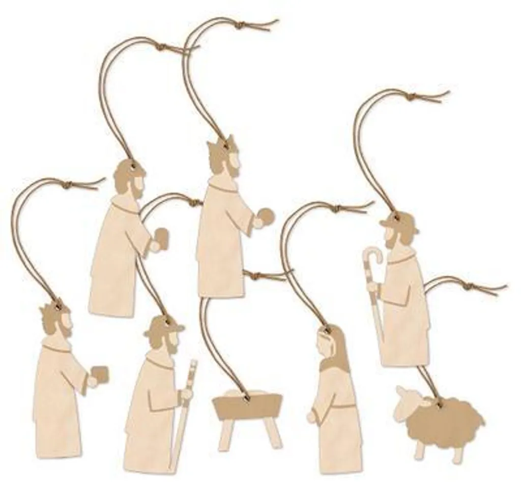 Kit décorations Noël sapin crèche : idéal pour déco familiale et festive