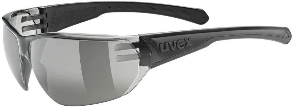 UVEX Equate Black Lunettes de Protection Sportives - Confort Optique Noir
