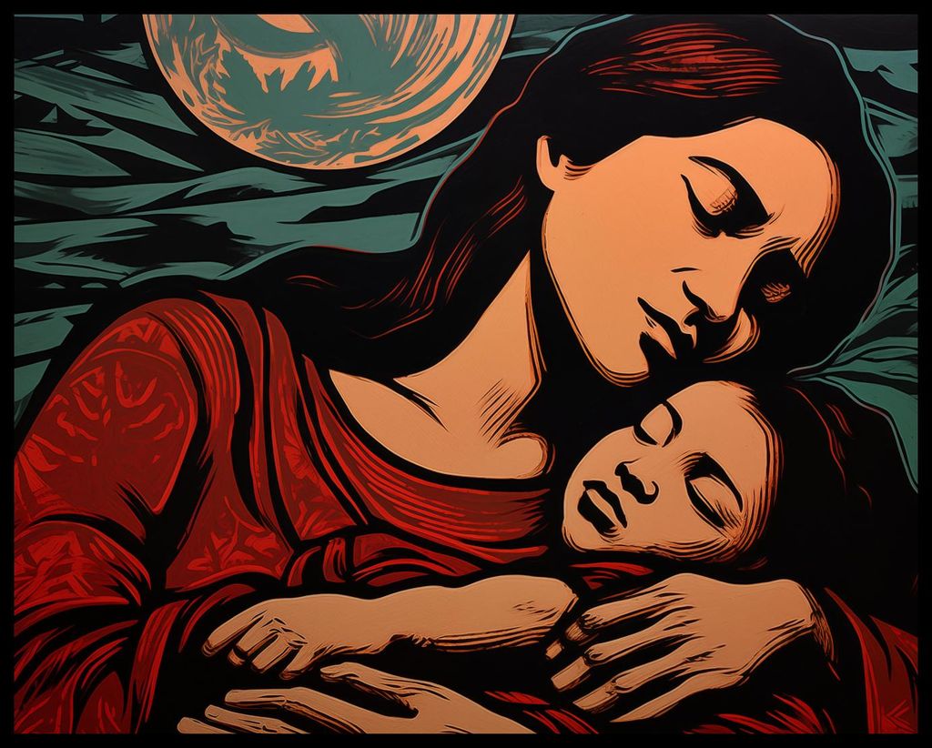 Plakat 76x60,5cm Mütterliche Bindungen