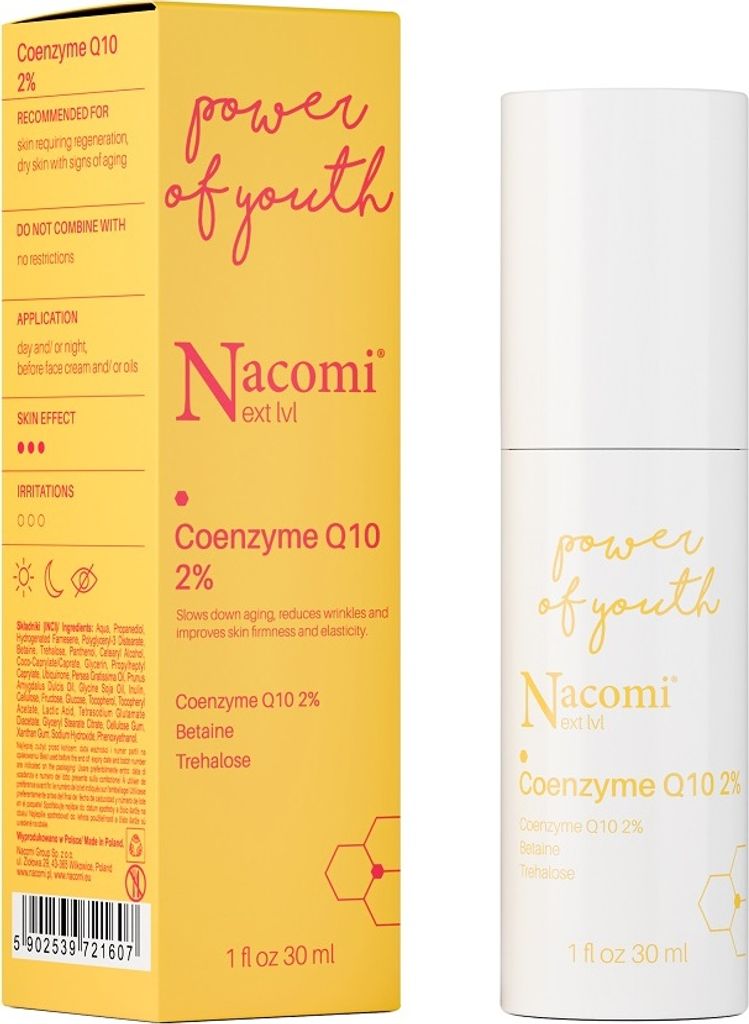 Nacomi Next Level Coenzym Q10 Serum 2% - Intensives Anti-Aging Pflegeelixier, 30 ml