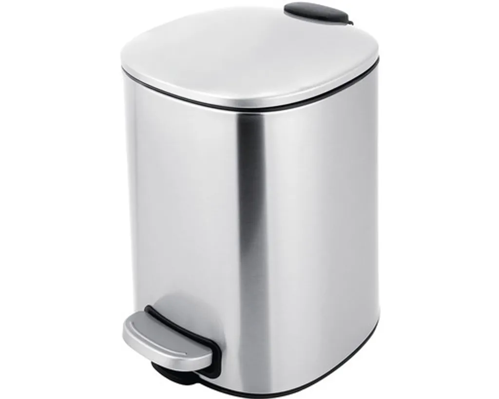 Nimco KOS 5L Ovale Inox Opaco | Il Cestino che non Arrugginisce (Davvero!)