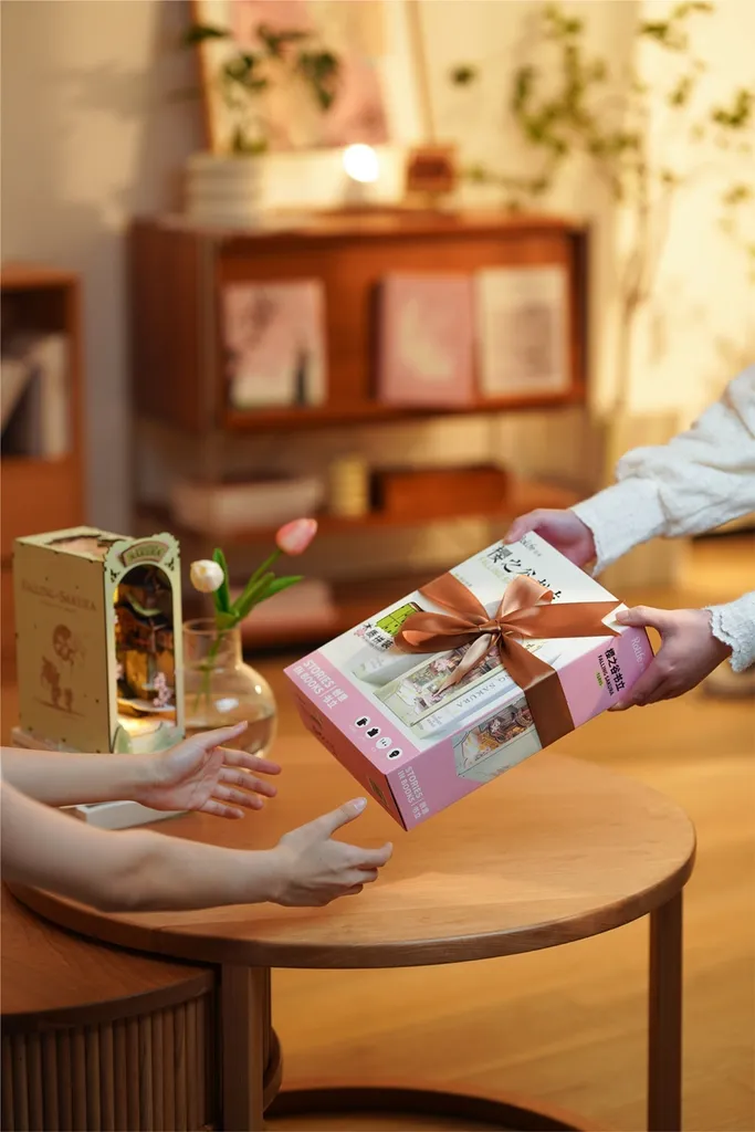 Puzzle 3D Marque-page Falling Sakura : Cadeau Idéal pour Lecteurs