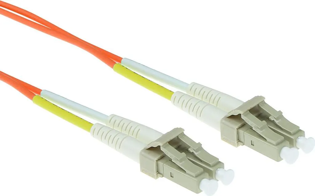 Cavo Fibra LC-LC 15 Metri Duplex OM1 62.5/125 | Qualità ACT Professionale