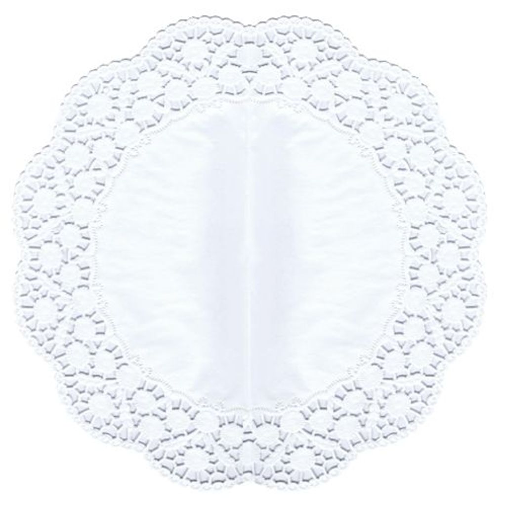 6 Papstar Tortenspitzen rund Ø 36 cm weiss 12261 Produktbild 