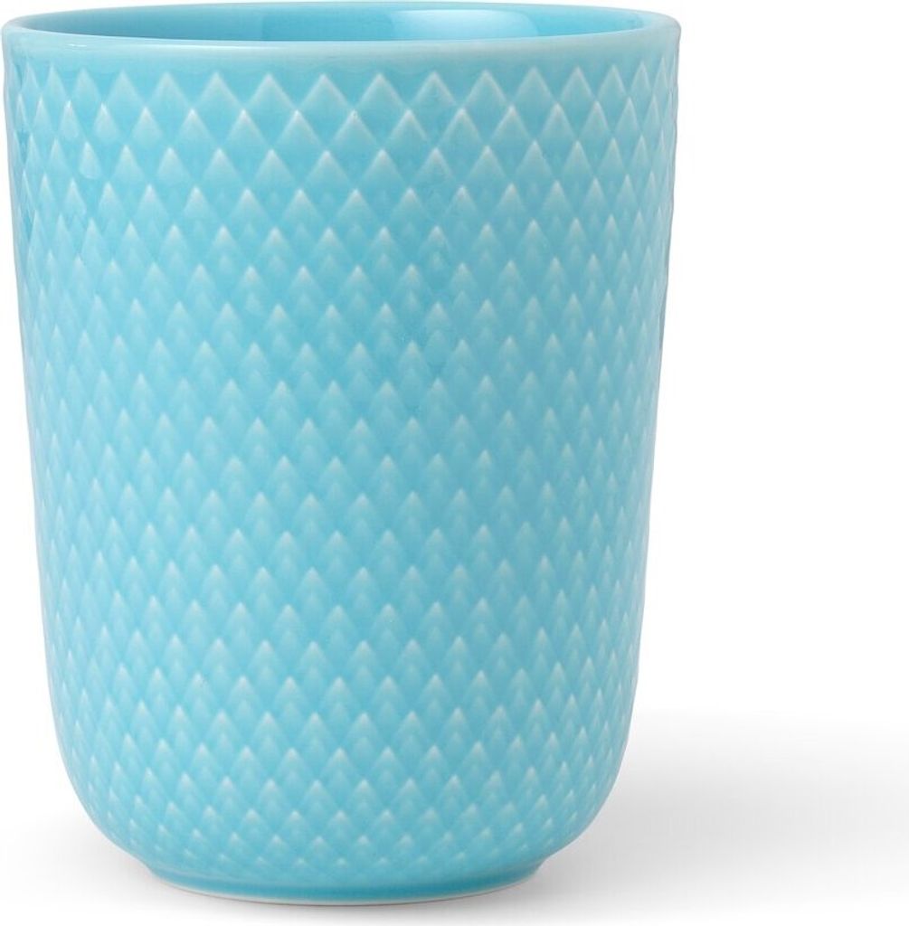 Lyngby Porcelæn - Rhombe Color Becher 33 cl, türkis