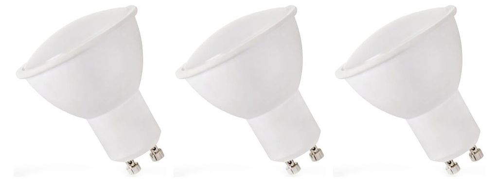 Spectrum GU10 LED Spot Lampe 1,5W 120lm 3000K Warmweiß 230V 3 Stück