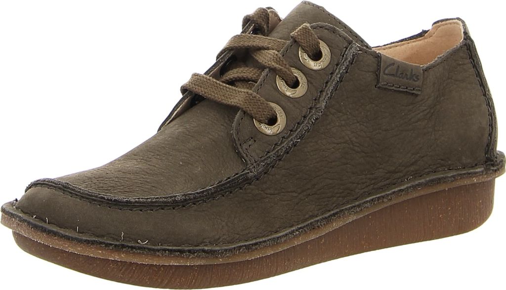 Clarks Komfort Schnürschuhe Damen 31363137313835 Oliv 38 EU Produktbild 15