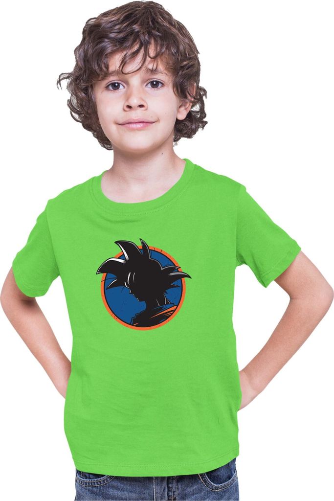 Kinder T-Shirt Dragon Anime Manga Ball Z Goku 37, 5-6 Jahr - 116 / Lime