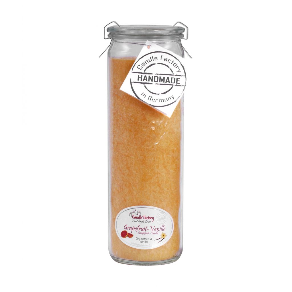 Candle Factory Big Jumbo, Zylinder, Orange, Grapefruit, Produktbild 