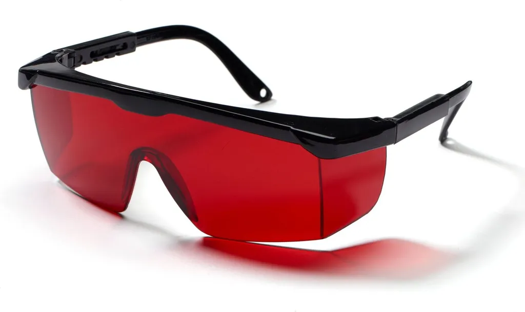 Lunettes de vision laser rouge Hultafors LB pour travaux de chantier