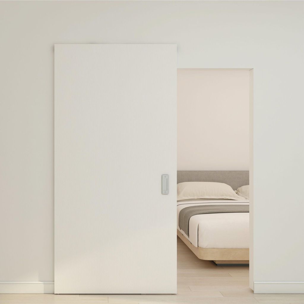 inova Holzschiebetür 1030 x 2100 mm, Weiß, Komplettset mit Produktbild 