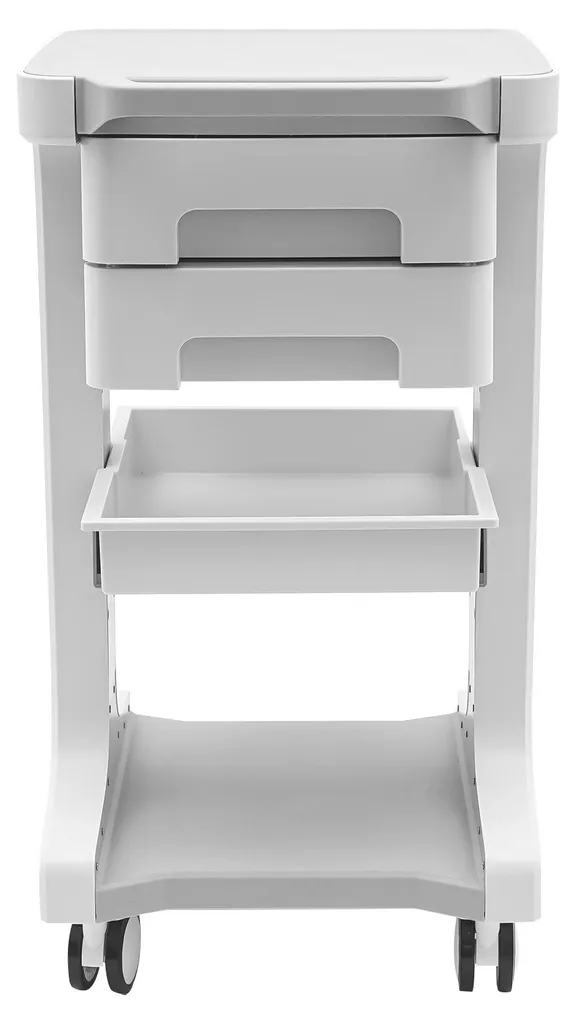 Chariot de salon gris à 3 étages Modèle CH-R30 avec roulettes fluides