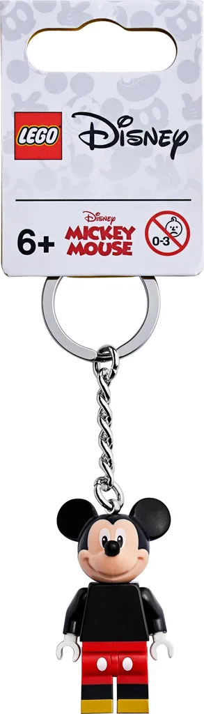 Mickey Mouse LEGO Keychain 853998 - Portachiavi Disney per Zaino e Borsa