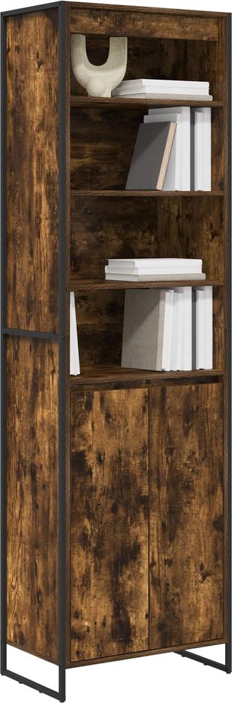 “2026 Modern“ Hohe Schränke 2 pcs - Montage erforderlich - Raucharbe 60 x 36 x 300cm Holzwerkstoff - Designermöbel 459975 - Kommoden